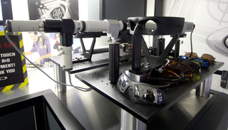 Illustration for article titled Oakley's 'O Lab' Shoots Ball Bearings at, Drops Weights on Sunglasses